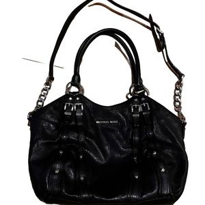 Michael Kors - Black Leather Hobo Bag
